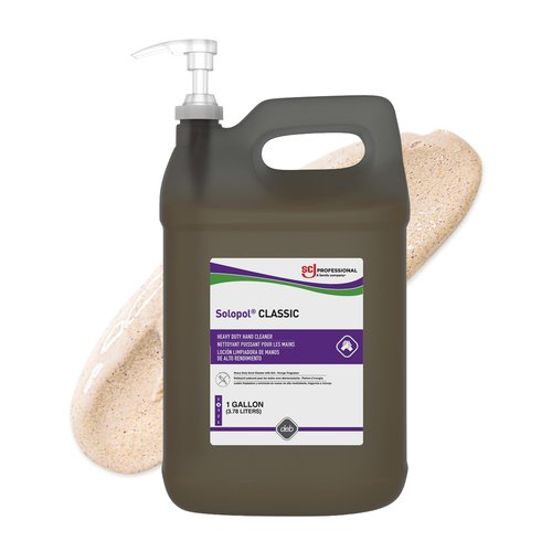 SC Johnson Professional Solopol Classic, Solvent-free Heavy Duty Hand Cleaner, 1 Gallon Pump Bottle, for Professional Use Only