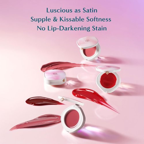 FLORASIS Dewy Touch Tinted Lip Balm - Hydrating Lip Mask for Dry Lips | Aromatic Peach, 1 Count