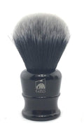 G.B.S Classic Synthetic Vegan Shaving Brush for Men, 21 mm Knot 100 mm (4in All), Onyx