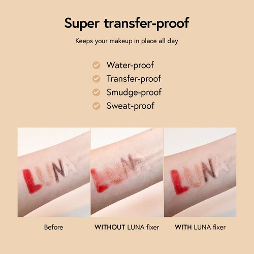 LUNA Long Lasting Setting Fixer Spray - Weightless Micro-Fine Mist for Natural Finish | 3.3 fl oz
