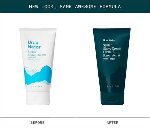 Ursa Major Natural Shave Cream - Non-Irritating, Vegan & Cruelty-Free Formula | 5 Ounces