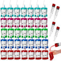 Halloween Blood IV Bag Drink Set with 50 Bags, 50 Labels, 50 Clips, 3 Syringes - Reusable Zombie Party Decorations