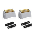 2 Pack Pro Shaver Replacement Foil and Cutters Compatible with andis 17150(TS-1)/17155/17200 Shaver ProFoil Lithium Replacement Golden