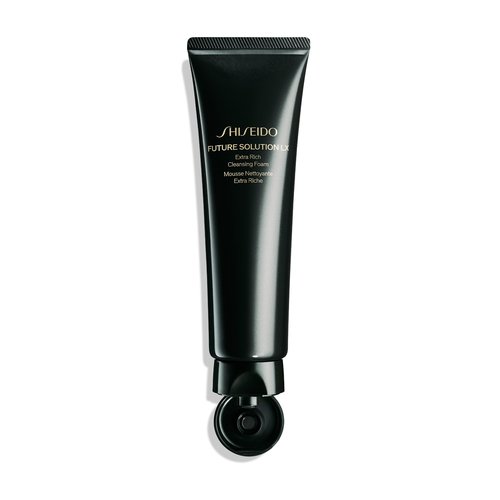 Shiseido Future Solution LX Extra Rich Cleansing Foam - 125 mL - Rich Foaming Cleanser for Smooth and Vibrant Skin - Non-Comedogenic - All Skin Types