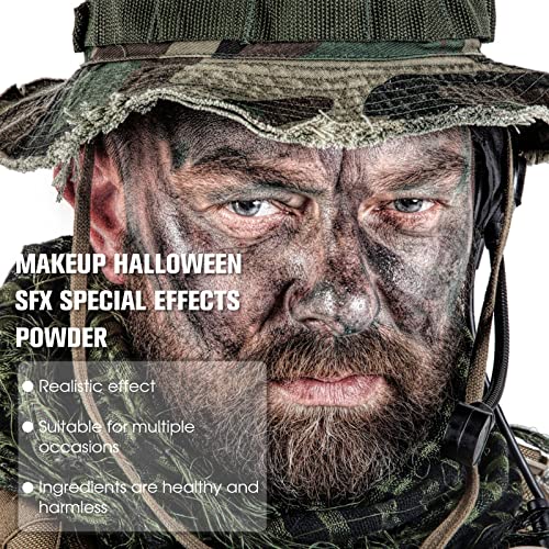 Gray Stone Makeup Special Effects Dirt Powder for Halloween & Stage Performances - 0.78 oz