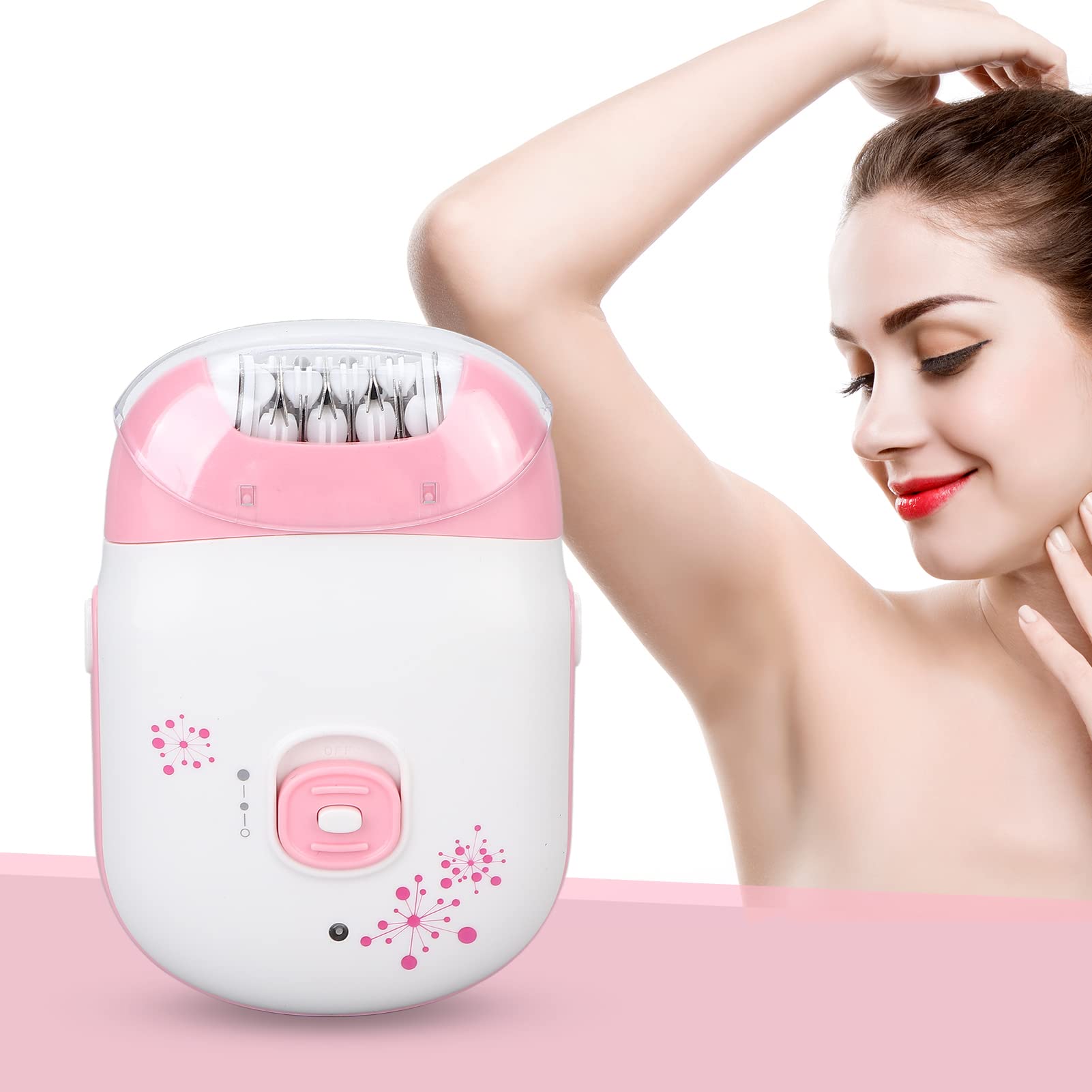 YOSOO Epilator for Women,Hair Removal Lady Shaver Cordless Epilator Face and Electric Foot File Women Cordless Depilator Hair Removal Kit for Face Leg Bikini Leg Arms Gifts for Women