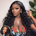 QTHAIR 18A Grade Transparent Hd Lace Closure 150% Density Braizlian Loose Deep Wave Middle Part Lace Closure (16 Inch) 100% Virgin Human Hair Bleached Knots