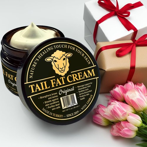 LIMRAX Tail Fat Cream – Grass Fed Beef Tail Tallow Face Moisturizer for Dry & Sensitive Skin – Age-Defying Hydration with Hyaluronic Acid, B3 & B5, Botanical Extracts – Skin Barrier Support – Natural