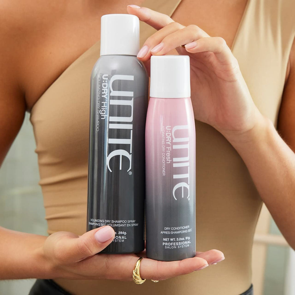 UNITE Hair U:DRY Volumizing Dry Shampoo - Absorbs Oil & Adds Instant Volume - 6.7 Oz