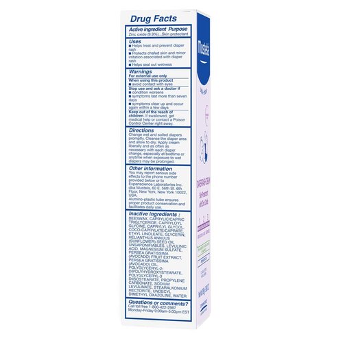 Mustela Baby Diaper Rash Cream - Fragrance-Free Skin Protectant with Zinc Oxide - 98% Natural Ingredients