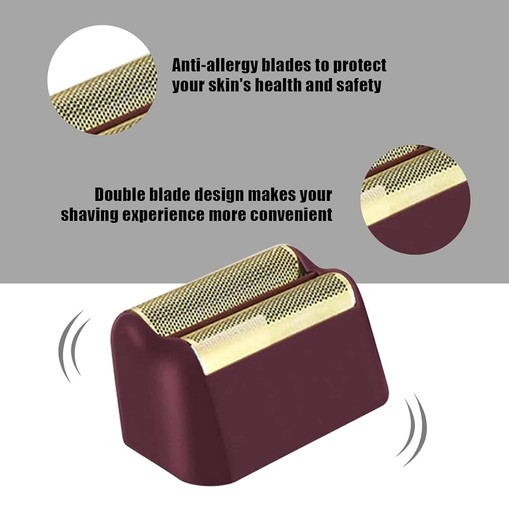 Wahl Shaver Foil Replacement - Super Close Compatible Foil Head for Models 07031-100 & 07043 | Red 1 Pack