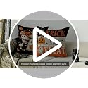 Halloween Pumpkin Ghost Throw Pillow Covers 20x20 Inch Set of 4 - Black