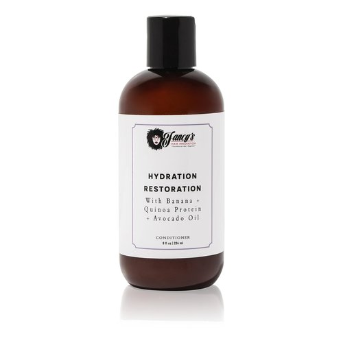 Fancy's Hair Innovation Hydration Restoration Conditioner, Deep Moisturizing, Protein-Enriched, For Curly Hair, Reduces Tangles & Breakage, With Banana Extract & Quinoa Protein
