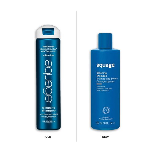 Aquage SeaExtend Silkening Shampoo - Nourishing Formula for Smooth, Shiny Hair | 12 oz