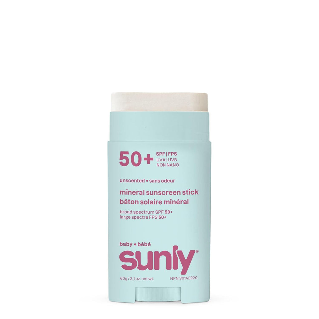 ATTITUDE Baby Mineral Sunscreen Face Stick SPF 50 - Broad Spectrum Zinc Oxide, EWG Verified, Vegan