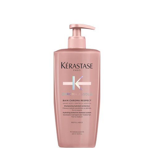 Kerastase Chroma Absolute Shampoo - Hydrating Formula for Color-Treated Hair | Protects & Nourishes Fine to Medium Hair with Glycerin & Hyaluronic Acid