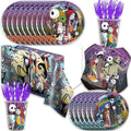 Halloween Party Supplies Tableware Set for 20 Guests - Christmas & Birthday Decorations
