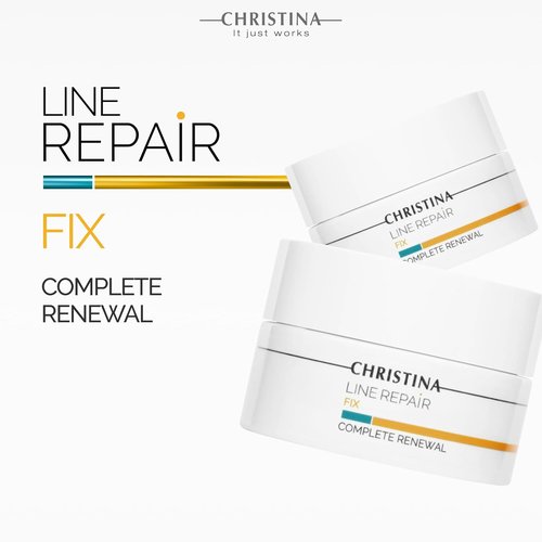 Christina Line Repair Complete Renewal Cream - Anti-Aging AHA Face Cream with Glycolic Acid | 50ml
