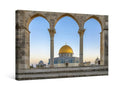 Canvas Wall Art Dome of the Rock Mosque Wall Decoration 28x20 Inches - Al-Aqsa Mosque