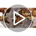 Artificial Maples Leaf Pumpkin Garland - Fall Decor, 6FT Autumn Wreath for Thanksgiving Halloween and Home Porch
