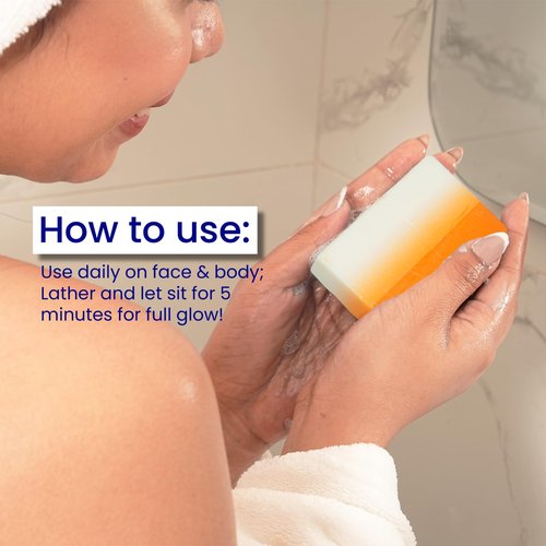 Relumins Glutathione Soap Bars – Deep Cleansing & Hydrating Soap for Smooth, Refreshed Skin – Gentle Exfoliating Formula for Face & Body – 5 x 150g Bars