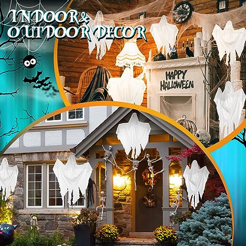 Libima 12-Piece Halloween Hanging Ghost Decorations 27.5 Inch Spooky & Cute Ornaments - Variation 12