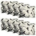 12x18 Inch Halloween Crows Tree Branches Placemats Set of 8 - Seasonal Fall Table Decor
