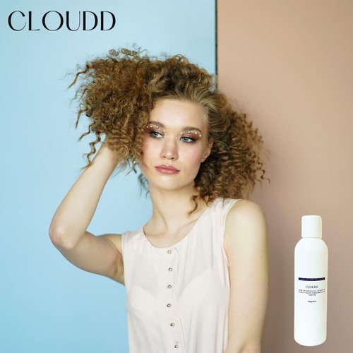 CLOUDD Curl Nourishing Leave-In Conditioner - Fragrance-Free Detangler Cream, 8 oz | Unscented Formula