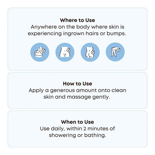 Bushbalm Ingrown Hair Oil - Helps Prevent and Repair Skin from Ingrown Hairs, Razor Burn & Underarm Bumps - Soothe Skin from Post Shave Itchiness, Irritation and Redness, 30 ml - Nude Oil
