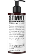 STMNT Grooming Goods Daily Cleanser - All-In-One Formula with Activated Charcoal & Menthol, Sulfate-Free