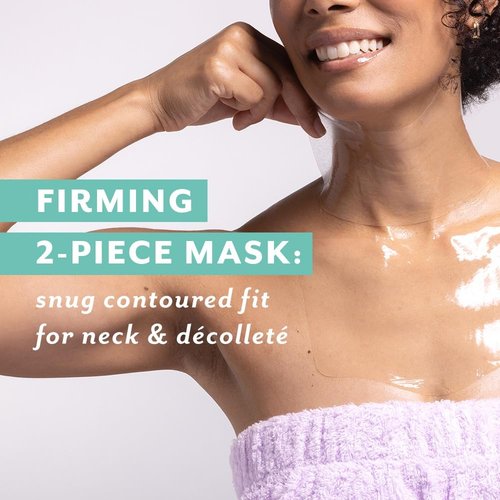 Patchology Firm Believer Hydrogel Neck & Chest Mask - Targeted Hydration & Smooth Skin, 5-Minute Spa Treatment
