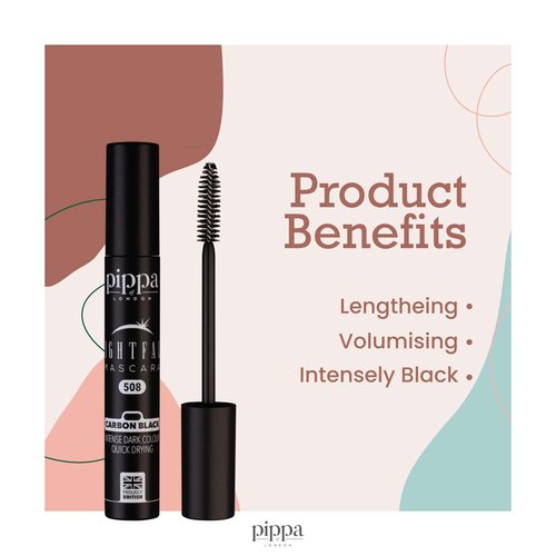 Pippa of London Mascara - Nightfall Shade for Bold, Dramatic Lashes | Long-Lasting Formula