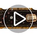 Autumn Poppy Mushroom Moon Fall Table Runner 13 x 108 Inch - Black
