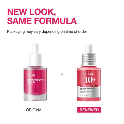 Anua Niacinamide 10 + TXA 4 Serum - Dark Spot Care & Hydration | Lightweight Korean Skincare, 1.01 fl. oz.