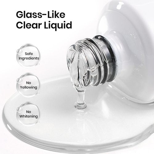 Beetles 15ml Gel Base and Top Coat Set HEMA Free, TPO Free Top Coat Gel Nail Polish & Base Clear Glossy Long Lasting No Wipe Soak Off Upgraded Safe Low-Sensitivity, No More Damaged Gifts for Women