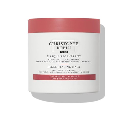 Christophe Robin Regenerating Hair Mask - Prickly Pear Seed Oil for Dry & Damaged Hair | 8.4 fl. oz