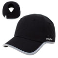 Ponyflo Performance Ponytail Running Hat Patented - Women's High Ponytail Hats - Baseball Cap Performance Ponytail Running Hat - Ponytail Hats for Women - Baseball Cap Women - Black