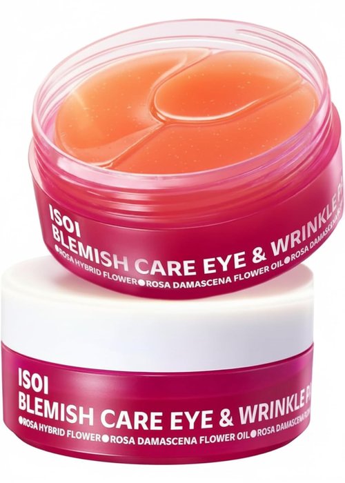 ISOI Blemish Care Under Eye Patch - Hydrating Gel Eye Masks for Dark Circles & Puffiness | 90 Pcs, 3.17 Oz