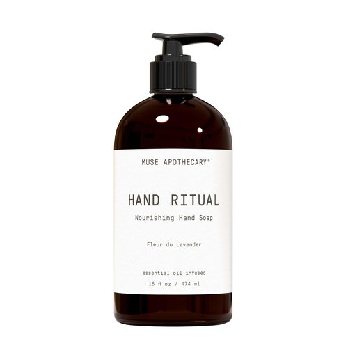 Muse Apothecary Hand Ritual - Nourishing Aromatic Hand Soap with Essential Oils - 16 oz Fleur du Lavender