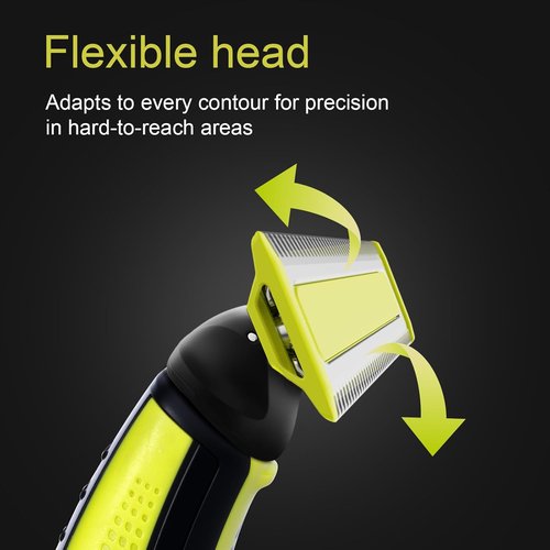 Norelco Electric Shaver Replacement Heads - Compatible with OneBlade QP Series (4 Pack)