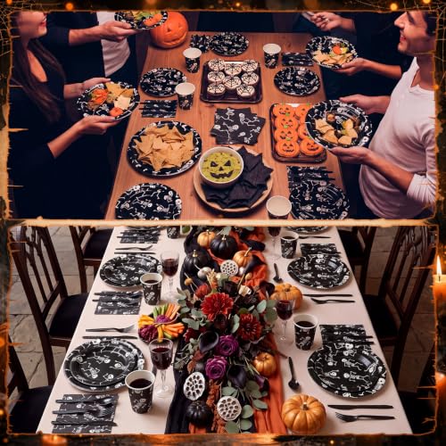 Halloween Skeleton Party Supplies Set - Skeleton Variation for 30 Guests