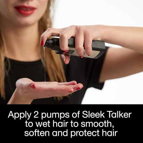 GHD Duet Style Power Couple - 2-in-1 Hot Air Hair Styler (Black) & Sleek Talker Hair Oil (3.2 fl. Oz.)