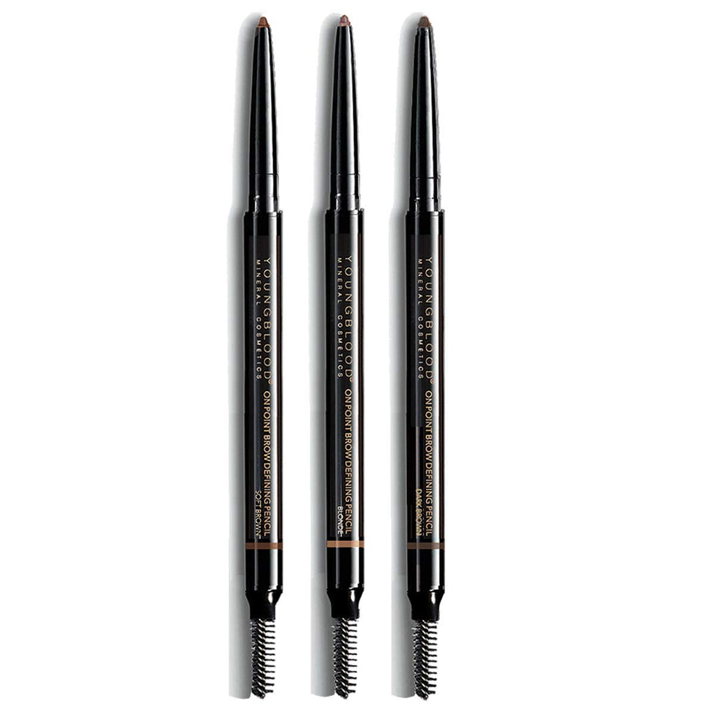 Youngblood On Point Brow Defining Pencil - Dark Brown | Precision Application 0.01 oz
