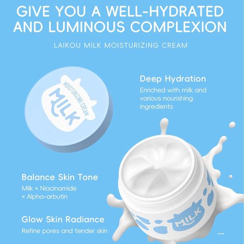 Milk Skincare Set, Milk Skin Care For Teens 10-12, 9 IN 1 Skin Care For Kids, Kids Skin Care Set For Girls Ages 8-12, Moisturizing & Gentle Skin Care For Kids Age 8-12, Skincare For GIrls10-12