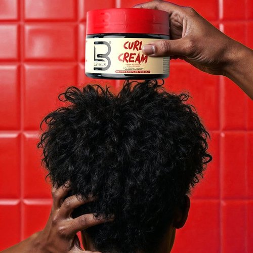 Skiennix Level 3 Hydrating Curl Cream - Coconut & Jojoba Oil for Coily, Curly Hair - Locks In Moisture & Shine