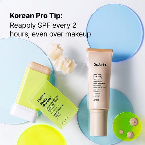 Dr.Jart+ Invisible Korean Priming Sunscreen Stick SPF 40 - Hydrating Hyaluronic Acid | Travel Size 0.67 oz