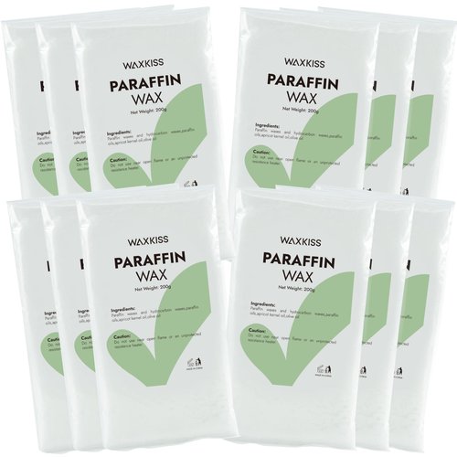 Paraffin Wax for Hand and Feet 12 Packs Colorless Unscented, Paraffin Wax Refills for Dry Skin,Hydration and Nourish