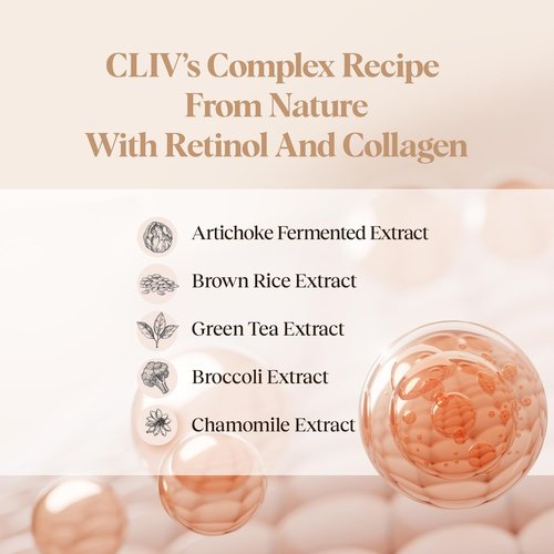 CLIV Retinol Lifting Eye Cream - Nourishing Formula for Puffiness Relief | 0.67 Fl Oz with Special Applicator