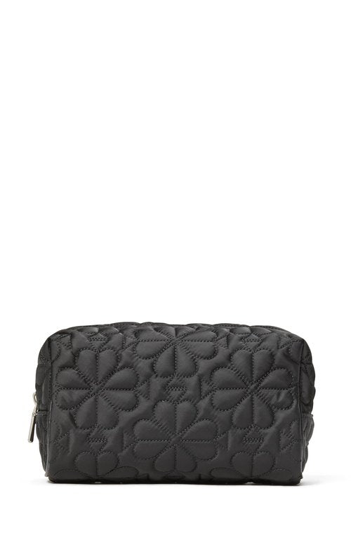 kate spade new york Tilly Quilted Fabric Small Cosmetic Bag Black