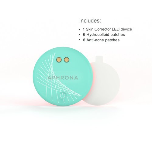 LED skin light therapy Face mini patch| LED skin care Red and Blue Light therapy Patch| Led Skin Care Hydrocolloid Patch| Rechargeable eye patch led mini face patch